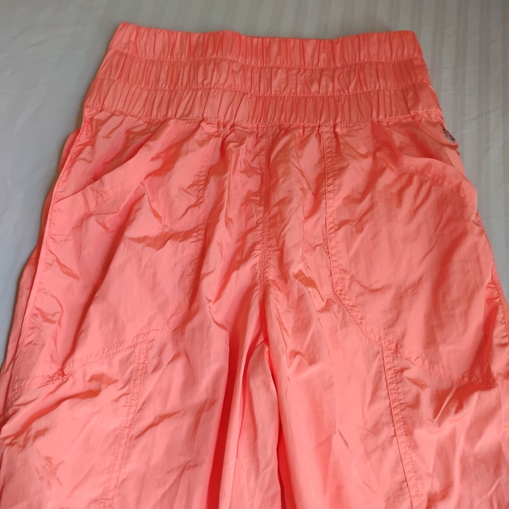 Free People Movement Pants Small The Way Home Jogger Windbreaker Neon Athletic - Picture 3 of 14